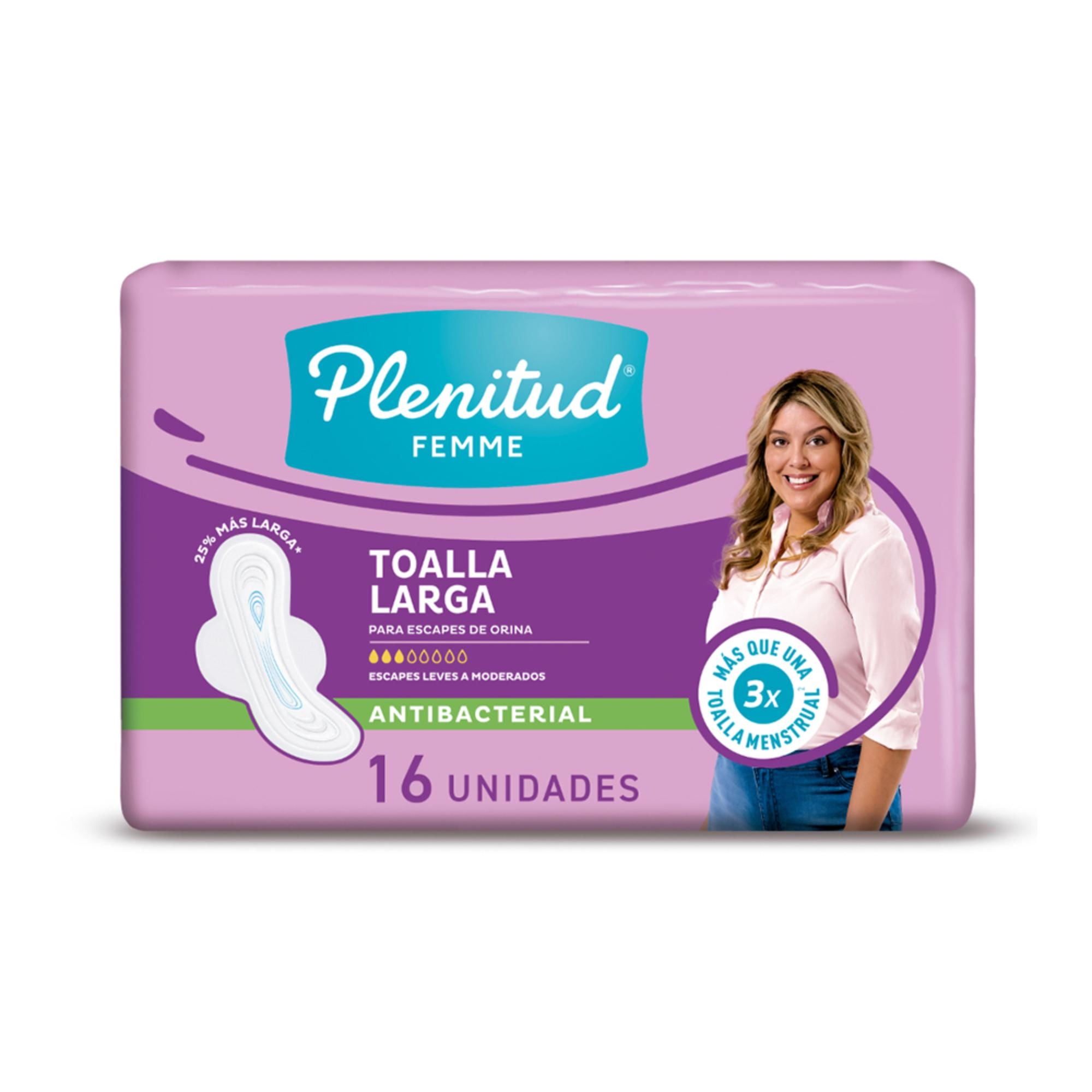 Toallas Higiénicas Plenitud Femme Largas