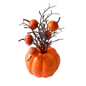 Magideal - Adorno De Escritorio De Calabaza De Halloween, Decoración De Granja, Decoración De Otoño, Escritorio, Cosecha De Otoño, Calabaza De Espuma Artificial