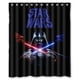 thumbnail image 1 of Cortina de ducha con diseño de sable de luz de Star Wars Darth Vader FX, máscara negra, juego de cortinas de baño con ganchos, tamaño 60 x 72 pulgadas, 1 of 3