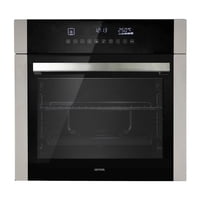Groner - Horno Eléctrico Empotrable Inox Touch Triple Vidrio 10F 59L