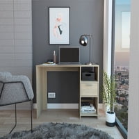 Tuhome - Escritorio Office W-110 Rovere 73X110X43 Cm