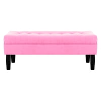 Bodevir - Banqueta Wood 2C Felpa 00 Rosado