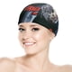 thumbnail image 5 of Jason Voorhees: Viernes 13 Gorro de Natación de Licra, Gorro de Baño de Tela Cómoda, Gorro Elástico Antideslizante para Hombres, Mujeres y Niños, 5 of 6