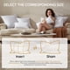 thumbnail image 3 of Inserto de almohada Swandream Feather rectangular lumbar de 30 x 50 cm, 3 of 7