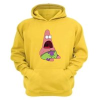 Genérico - Polerón Canguro Estrella Dibujos Animados Amarillo Talla S Unisex