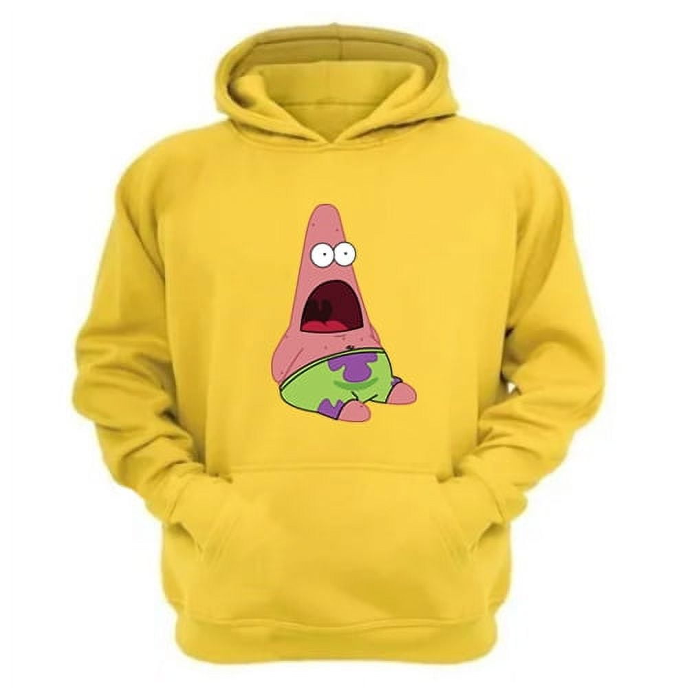 Genérico - Polerón Canguro Estrella Dibujos Animados Amarillo Talla S Unisex