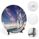 thumbnail image 4 of Suzume Plato decorativo de porcelana fina (bone china), plato decorativo de cerámica para hogar, oficina, soporte de pared, platos decorativos para dormitorio - 6 pulgadas (15 cm), 4 of 6