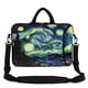 thumbnail image 1 of Bolso de hombro para portátil Violet Mist de neopreno para portátil de 14 pulgadas, 1 of 6