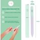 thumbnail image 3 of Lima de uñas Malva Belle de cristal verde pastel, 3 of 6