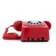 thumbnail image 5 of Teléfono fijo retro GPO 746 montado en la pared con cable rizado, color rojo, 5 of 9