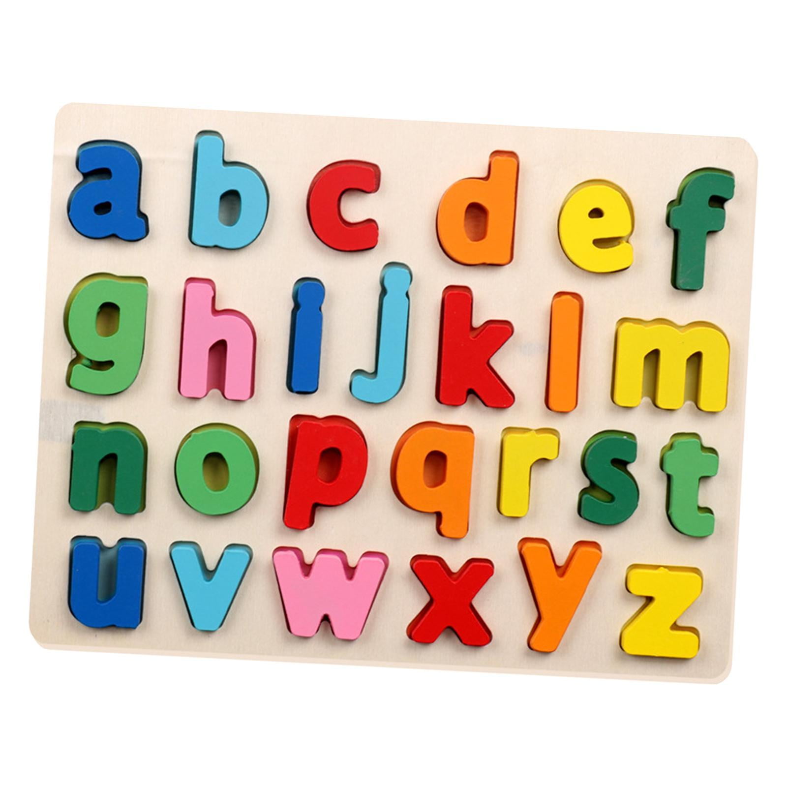 Bothyi - Juego De Correspondencias De Madera Juego Educativo Temprano Para Niños De 1, 2 Y 3 Años Letra Minúscula