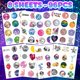 thumbnail image 3 of Tatuaje Temporal frawharmone 96 uds Bola de Discoteca para Niños, 3 of 9