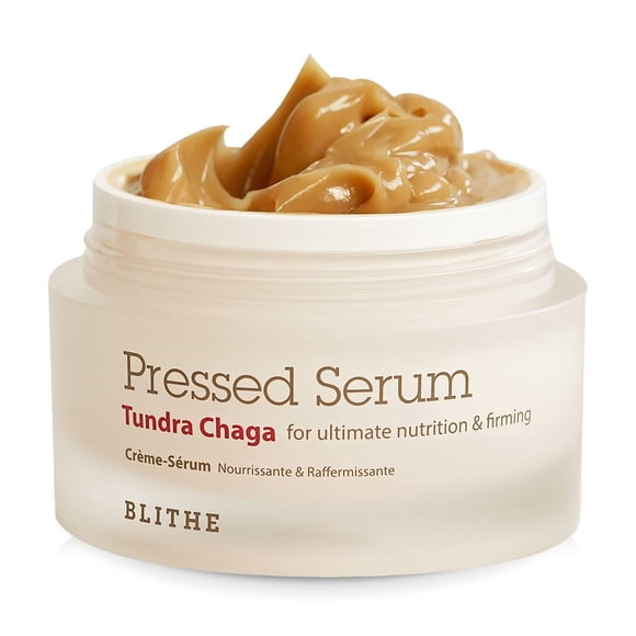 Crema reafirmante de la piel BLITHE Pressed Serum Chaga Mushroom