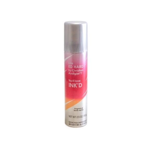 Desodorante corporal en aerosol Parfums De Coeur Ink'd para mujer, 75 ml