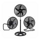 thumbnail image 1 of Ventilador 3 En 1 Pedestal Muro Circulador De Aire Negro, 1 of 5