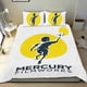 thumbnail image 1 of Mercury Filmworks Conjunto de sábanas temático, trío de piezas, cómodo y amigable con la piel, diseño único, regalo de decoración para el hogar para familiares, amigos y fans,173cm *218cm, 1 of 6