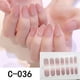thumbnail image 1 of 14 pcs Glitter Nude Pink Nail Art Stickers - Full Cover Self-Adhesive Gel Nail Decals for Women DIY Nail Art, 1 of 2