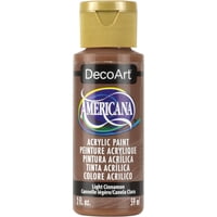 Pintura Acrílica Decoart Americana Light Cinnamon 60 Ml No Tóxica