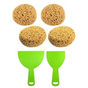 Bothyi - Esponja De Textura Esponja De Textura De Techo Fácil De Usar Para Reparación De Texturas Techo 4 Esponjas De Textura