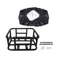 Magideal - Cesta Trasera Para Bicicleta Portabicicletas Portátil, Duradero, De Metal, Para Equipaje, Portabicicletas, Cesta Trasera Para Bicicletas Eléctricas, E , Estilo C