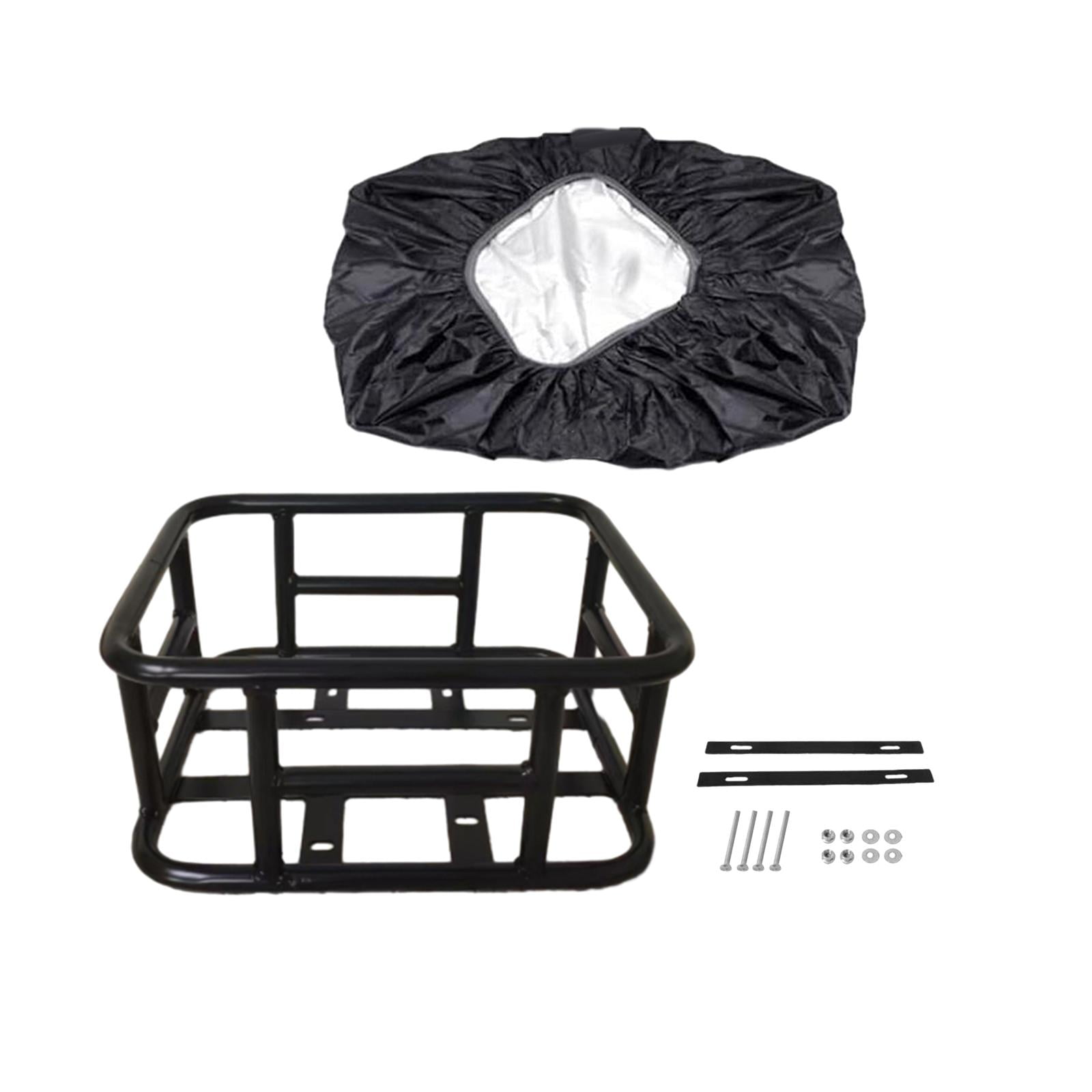 Magideal - Cesta Trasera Para Bicicleta Portabicicletas Portátil, Duradero, De Metal, Para Equipaje, Portabicicletas, Cesta Trasera Para Bicicletas Eléctricas, E , Estilo C