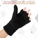 thumbnail image 4 of Guantes de lana con aislamiento térmico sin dedos para mensajes de texto para mujeres y hombres, mitones convertibles de punto cálidos de invierno con solapa, 4 of 6