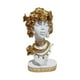 thumbnail image 3 of Estatua De Mujer Africana, Figura De Busto De Señora Creativa Para Decoración Del Hogar, Sala De Estar, Estilo A, Blanco, 3 of 3
