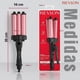 thumbnail image 2 of Onduladora De Pelo Revlon Waver Jumbo De 3 Barriles 120W Rosa, 2 of 10