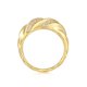 thumbnail image 2 of Anillo de Banda de Boda de Moissanita Retorcida Color D Claridad VVS1 Anillos Llamativos de Oro para Mujer Banda de Aniversario de Plata Esterlina 925, 2 of 7
