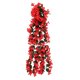 thumbnail image 1 of Seda Artificial Rosa Flor Ivy Vid Colgando Guirnalda Fiesta Casa Decoración Roja, 1 of 5