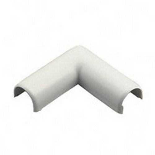 Wiremold C16 CordMate de codo plano, color blanco