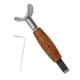 thumbnail image 3 of Cuchillo giratorio, cuchillo rotativo de Metal, herramientas de trabajo manual de cuero portátil profesional, artesanía, accesorios de herramientas de, 3 of 5