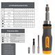 thumbnail image 3 of Juego de puntas de destornillador y kit de enchufes MULWARK, 77 piezas con funda, 3 of 8