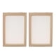 thumbnail image 5 of Pantalla De Marco De Molde De Fabricación De Papel De Madera De 2 Piezas Para Artesanía De Papel, 5 of 5