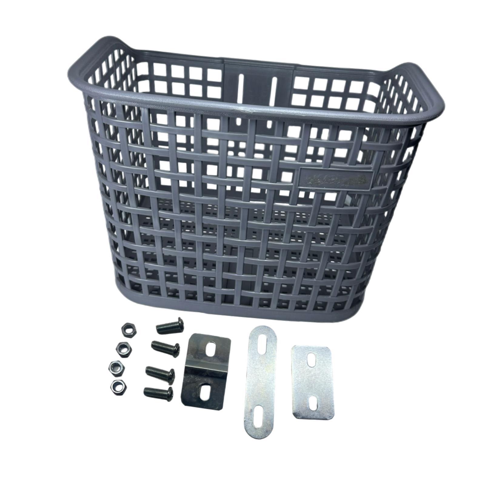 Magideal - Cesta Delantera Para Bicicleta, Decoración De Cesta De Almacenamiento Para Bicicletas, Fácil De Instalar, Soporte Para Cesta De Red Para Bicicletas, C