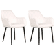 thumbnail image 1 of Pack 2 Sillas Butacas Sillón Poltronas Velvet Patas Negras, 1 of 4
