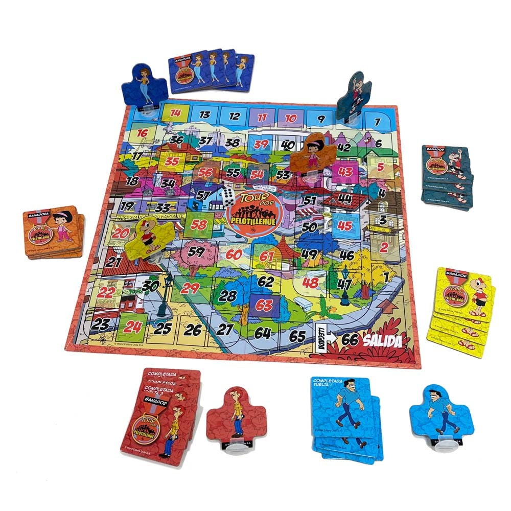 Toyng - Juego De Mesa Tour Pelotillehue - Condorito