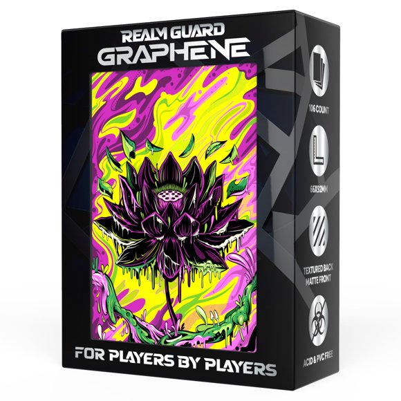 Fundas para Cartas Realm Guard Graphene Mate 106 unidades 6,6x9,2 cm