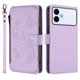 thumbnail image 2 of Funda Cartera Mariposa para [Samsung Galaxy S26 Edge] con Soporte y Cremallera Morado claro, 2 of 6