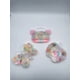 thumbnail image 2 of Conjunto De Pulseras De Cuentas De Oso, Mariposa Y Manzana Multicolor, 2 of 6