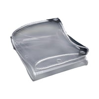 Ioensy - Lona Impermeable Transparente Portátil Para Jardín, Cubierta Impermeable Para Barco, Patio, Césped, 2Mx3M