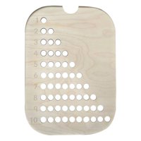 Magideal - Juguete De Educación Temprana Juguete Sensorial Tablero De Madera Juego De Conteo Montessori Números Creativos Aprendizaje Juguete Interactivo Juguete 27Cmx18Cm