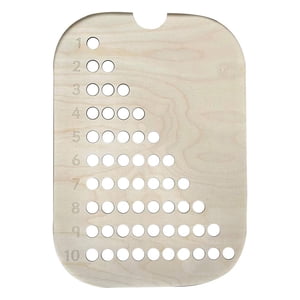 Magideal - Juguete De Educación Temprana Juguete Sensorial Tablero De Madera Juego De Conteo Montessori Números Creativos Aprendizaje Juguete Interactivo Juguete 27Cmx18Cm