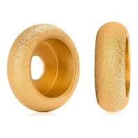 Genérica - Disco Diamantado Borde Cóncavo Esmeril Granito Marmol - Dorado Oscuro