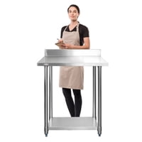 Prochef - Mesón Muro Eco Acero Inoxidable 75X60X85(+5) Cm.