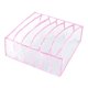 thumbnail image 5 of Organizador De Ropa Interior Plegable Bragas Sujetador Cajón Caja De Almacenamiento Rosa 6 Gripes, 5 of 5