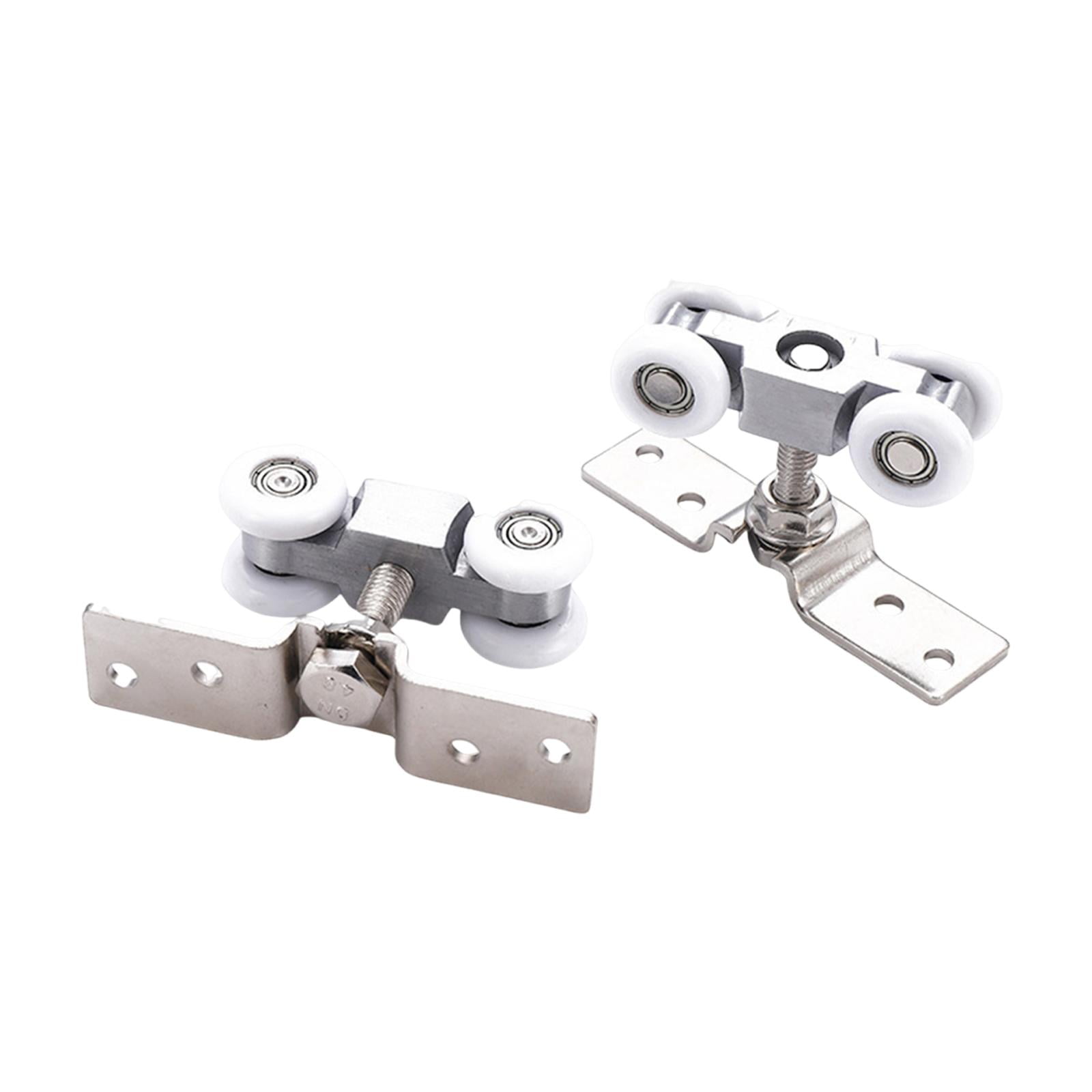 Bothyi - Juego De 2 Ruedas Para Rieles De Puerta Corredera Para Armario De Cocina Y Puerta De Patio.