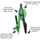 thumbnail image 3 of Helix Compass and Protractor Set Plastic Locking 2-Piece, 3 of 3