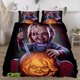 thumbnail image 3 of Halloween Chucky Soft 3D Printed Duvet Cover Bedding Set with Comforter Cover 3 Piece Set, 3 of 5