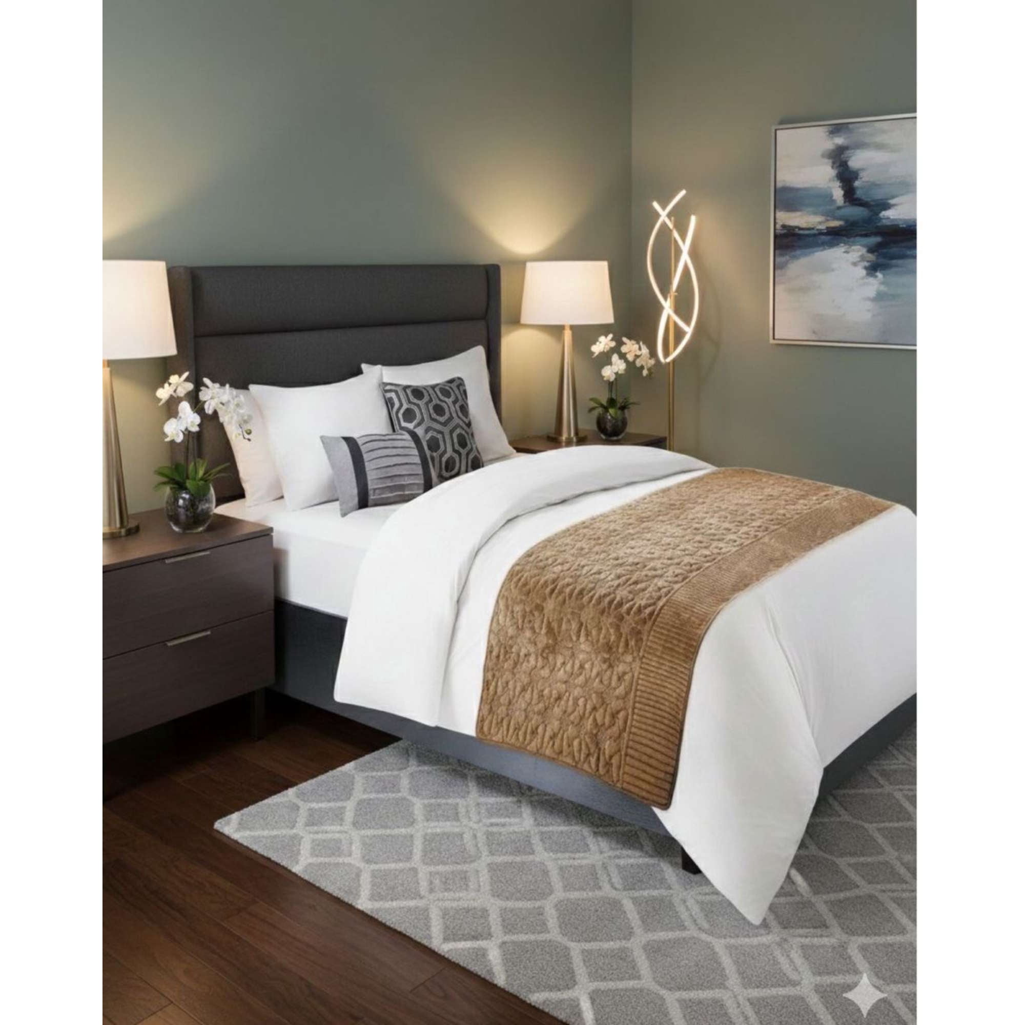 Imac Hogar - Piecera De Cama Velvet Luxury 90 X 210 Cm